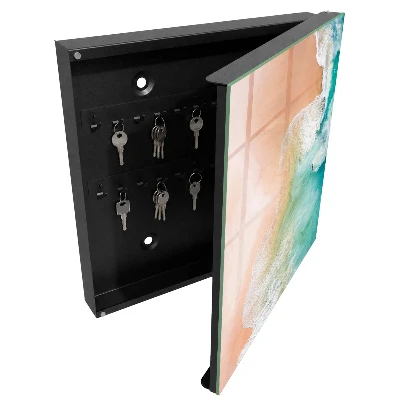 Armario llaves de pared Playa turquesa