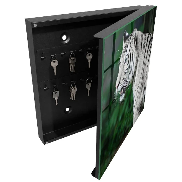Caja de llaves Tigre blanco