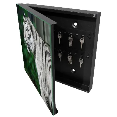 Caja de llaves Tigre blanco