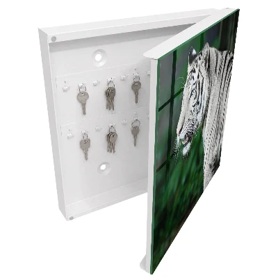 Caja de llaves Tigre blanco