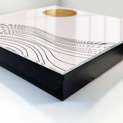 Caja de llaves Ondas y círculo