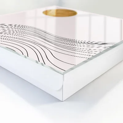 Caja de llaves Ondas y círculo