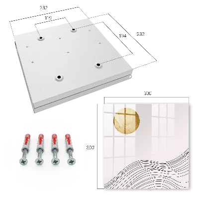 Caja de llaves Ondas y círculo