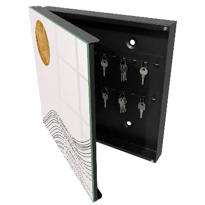 Caja de llaves Ondas y círculo