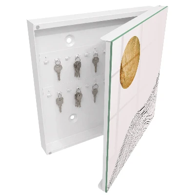 Caja de llaves Ondas y círculo