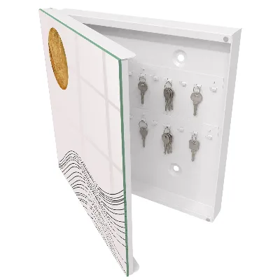 Caja de llaves Ondas y círculo