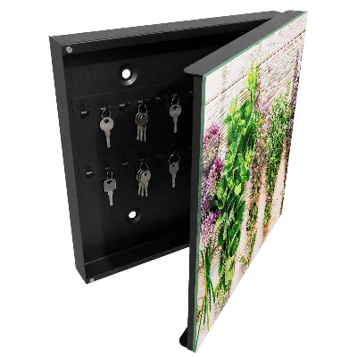 Armario llaves de pared Hierbas verdes