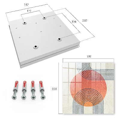 Armario llaves de pared Líneas geométricas
