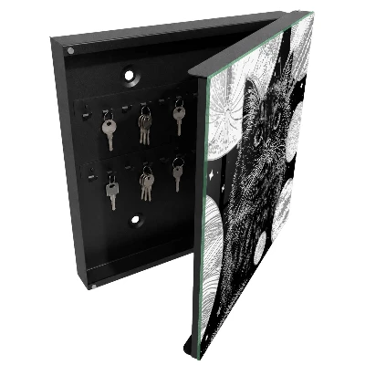 Caja de llaves Gato espacial