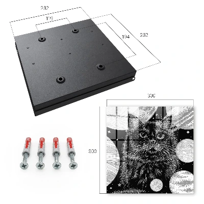 Caja de llaves Gato espacial