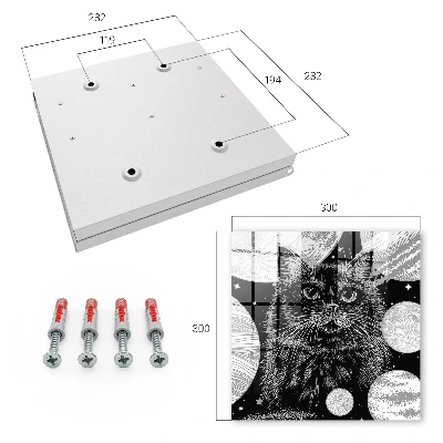 Caja de llaves Gato espacial