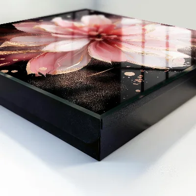 Armario llaves de pared Flor rosa