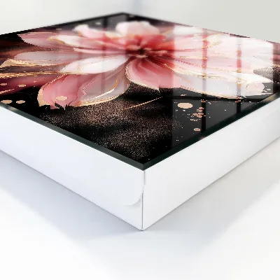 Armario llaves de pared Flor rosa