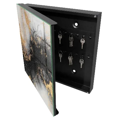 Caja de llaves Elegancia negra