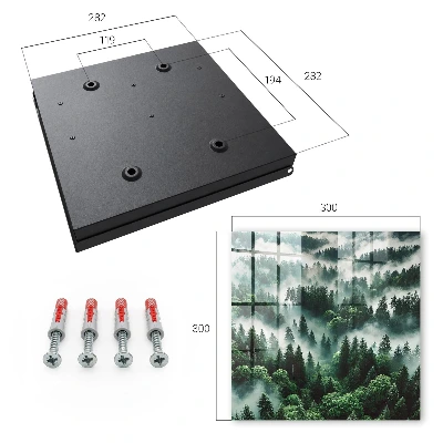 Caja de llaves Bosque brumoso