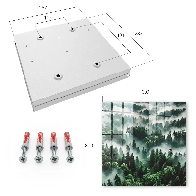 Caja de llaves Bosque brumoso
