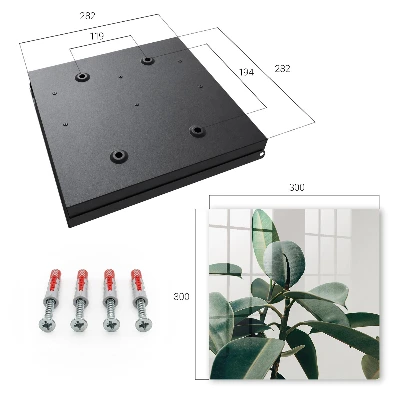 Armario llaves de pared Hojas de ficus