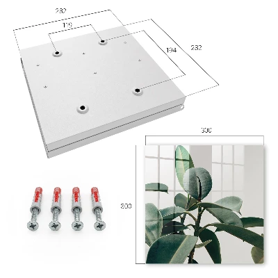 Armario llaves de pared Hojas de ficus