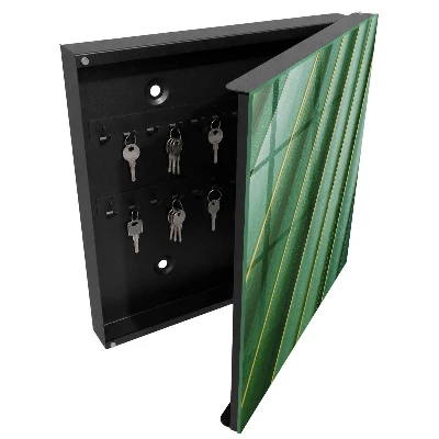 Caja de llaves Patrón de hojas