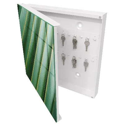 Caja de llaves Patrón de hojas
