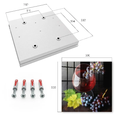 Caja de llaves Uvas de vino