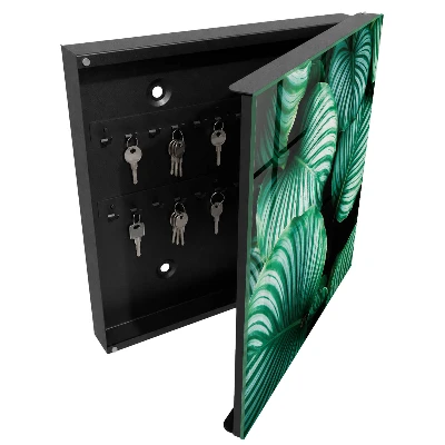 Caja de llaves Hojas verdes