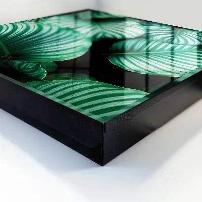 Caja de llaves Hojas verdes