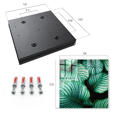 Caja de llaves Hojas verdes