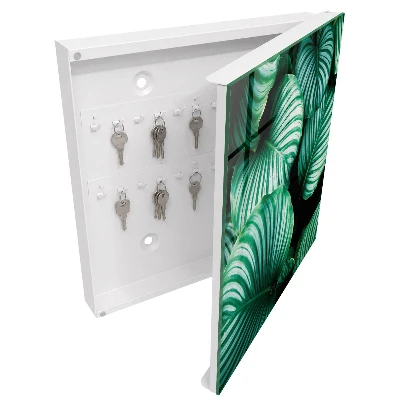 Caja de llaves Hojas verdes