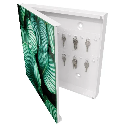 Caja de llaves Hojas verdes