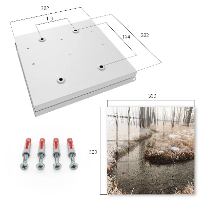 Caja de llaves Río de invierno