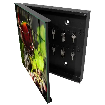 Caja de llaves Uvas y vino