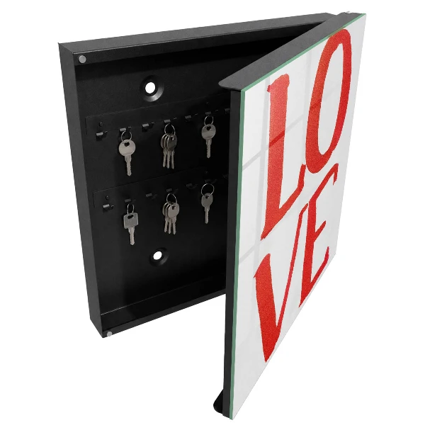 Armario llaves de pared Amor rojo
