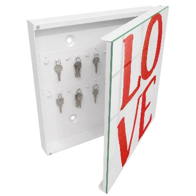 Armario llaves de pared Amor rojo