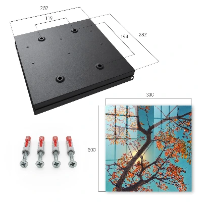 Armario llaves de pared Árbol de otoño