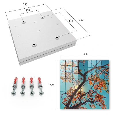 Armario llaves de pared Árbol de otoño
