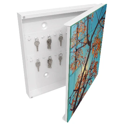 Armario llaves de pared Árbol de otoño