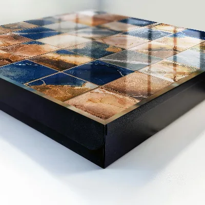 Armario de llaves Mosaico de mármol