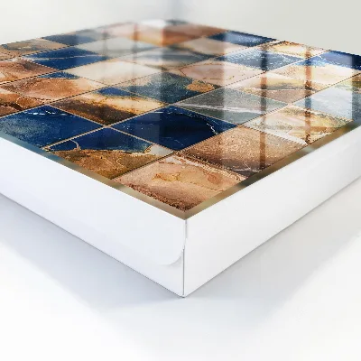 Armario de llaves Mosaico de mármol