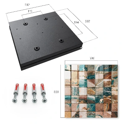 Armario llaves de pared Mosaico tonal