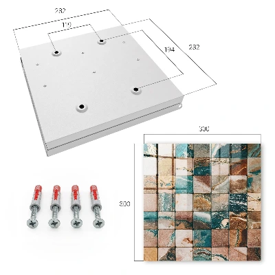 Armario llaves de pared Mosaico tonal