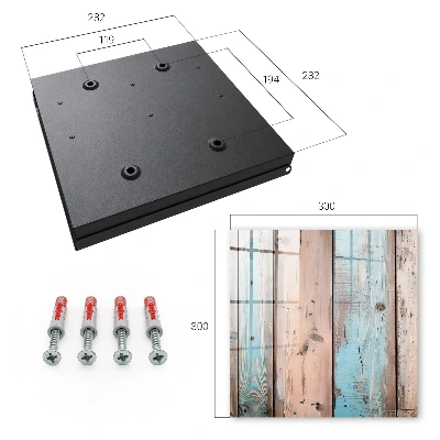 Caja de llaves Madera en tonos pastel