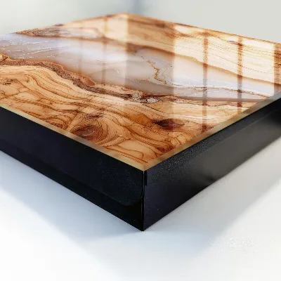 Armario llaves de pared Patrón de madera