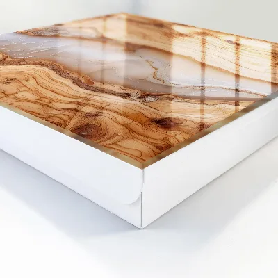 Armario llaves de pared Patrón de madera