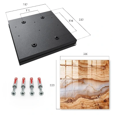 Armario llaves de pared Patrón de madera
