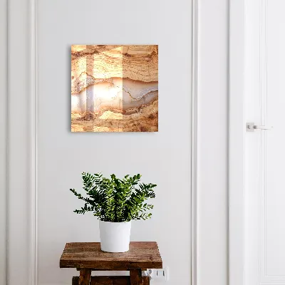 Armario llaves de pared Patrón de madera