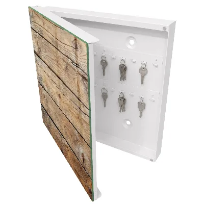 Armario llaves de pared Tablas de madera
