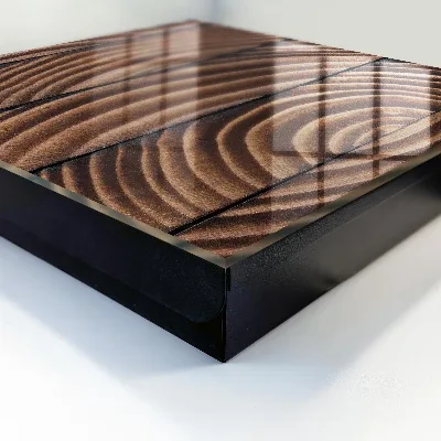Caja de llaves Ondas de madera