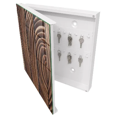 Caja de llaves Ondas de madera