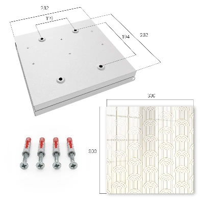 Caja de llaves Arcos geométricos